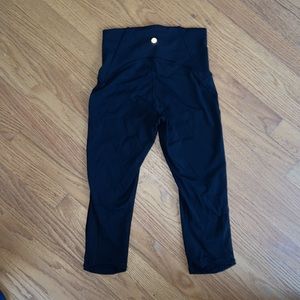 Lululemon Running Crops Black